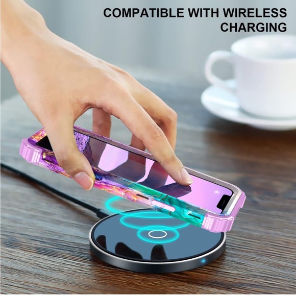 iPhone 12/12 Pro Watercolor Marble Case - Picture 3 of 6